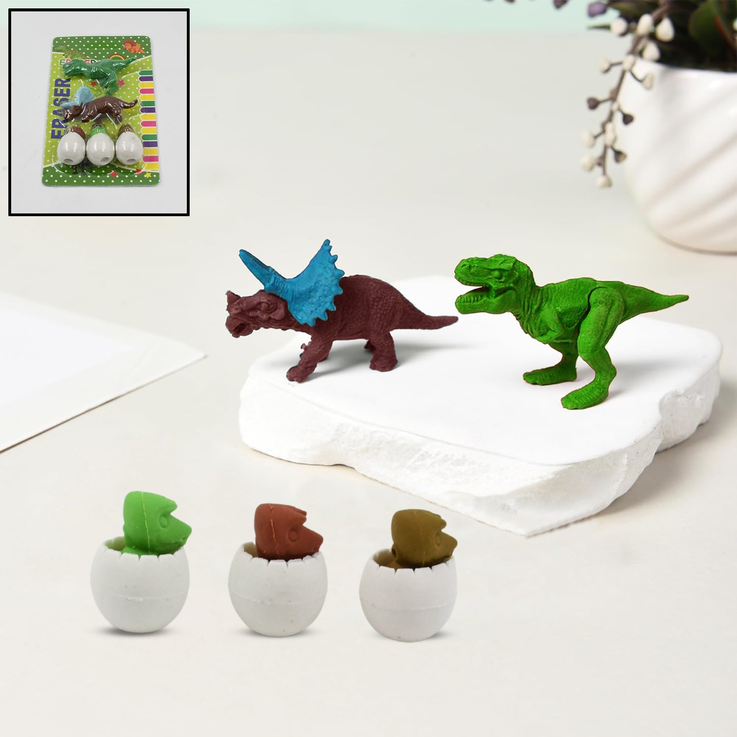 Dinosaur Shaped Erasers & Egg shape Eraser for Kids, Dinosaur Erasers Puzzle 3D Eraser, Mini Eraser Dinosaur Toys, Desk Pets for Students Classroom Prizes Class Rewards Party Favors (5 Pcs Set) Dinosaur Shaped Erasers & Egg shape Eraser for Kids, Dinosaur Erasers Puzzle 3D Eraser, Mini Eraser Dinosaur Toys, Desk Pets for Students Classroom Prizes Class Rewards Party Favors (5 Pcs Set)